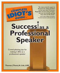 Cover: The Complete Idiot's Guide to Success as a Professional Speaker